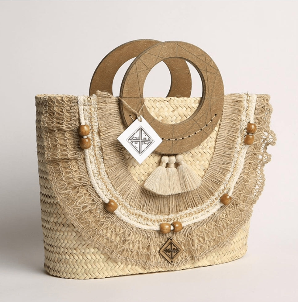 Couffin nayna en feuilles de palmier bio – Authentique, naturel et fait main