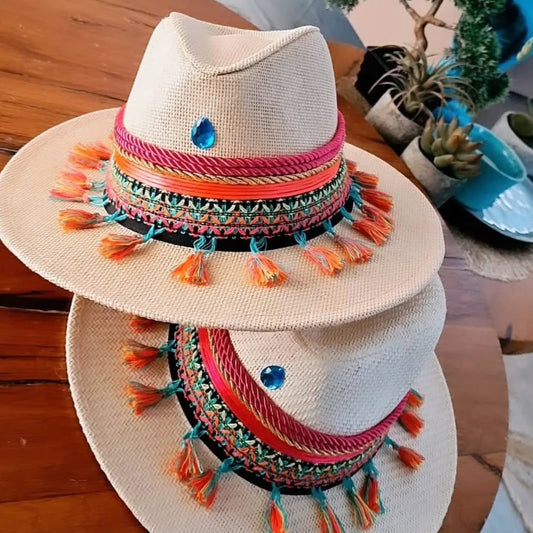 🌸 Chapeau "Dora Chic" – Fait Main & Tendance