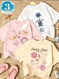 T-shirt jeune fille lot de 3