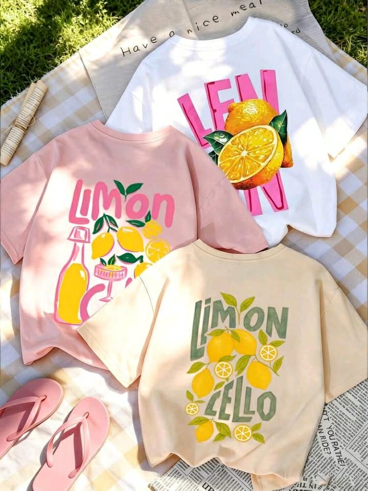 T-shirt jeune fille lot de 3