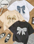 T-shirt jeune fille pack de 3